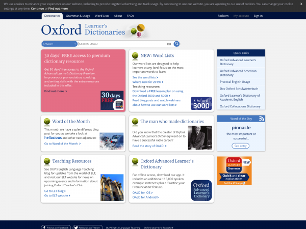 oxford dictionaries definitions