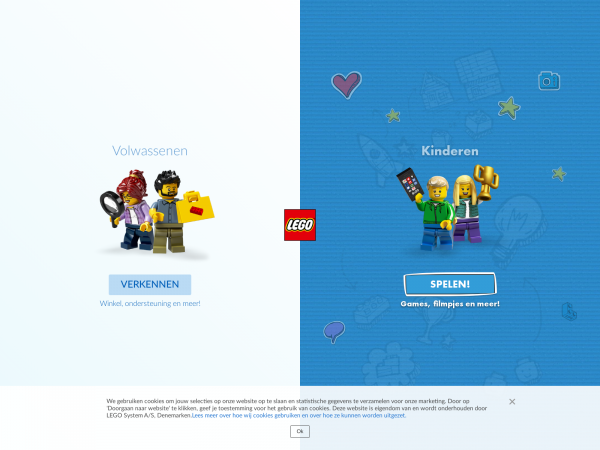 Screenshot lego.com