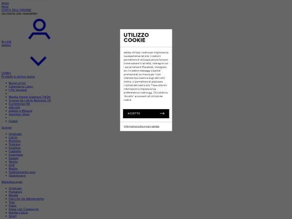 Screenshot adidas.it