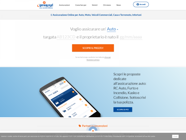 Assicurazione Genialloyd Assicurazioni Auto Online