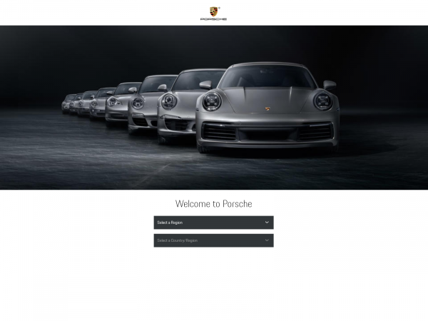 Porsche official website