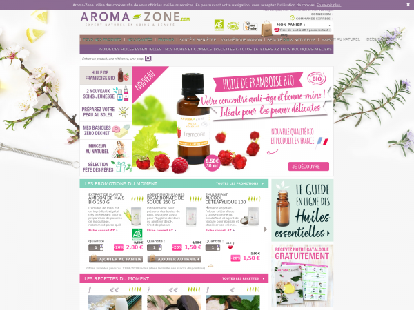 Aroma-zone.com - Aroma-Zone – Huiles essentielles, Beauté Nature et ...