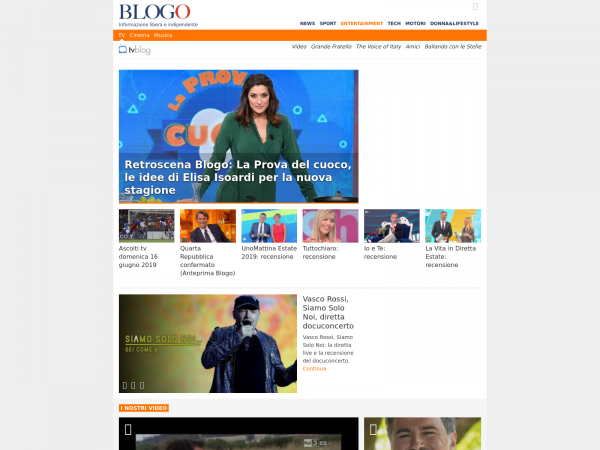 Screenshot tvblog.it