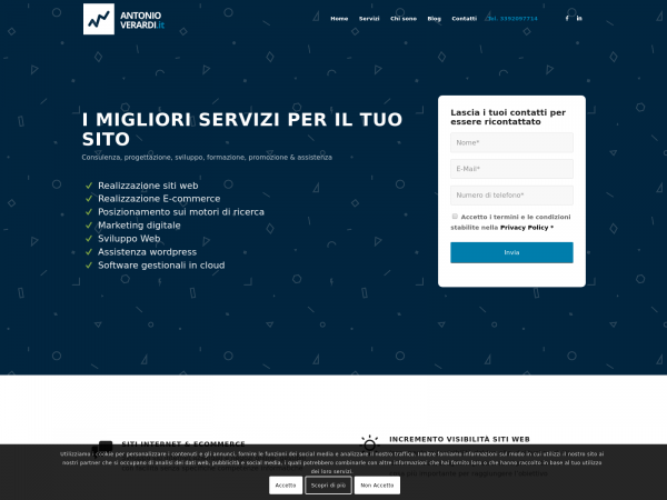 Screenshot antonioverardi.it