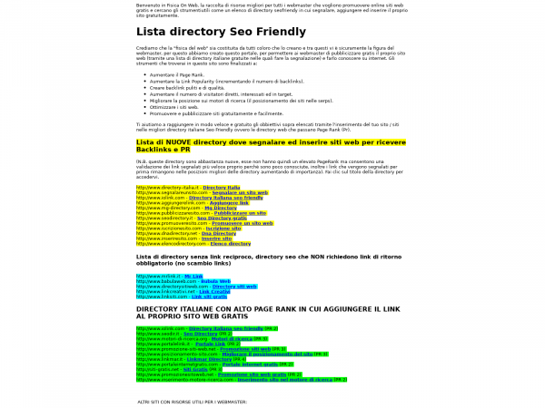 Screenshot fisicaonweb.it