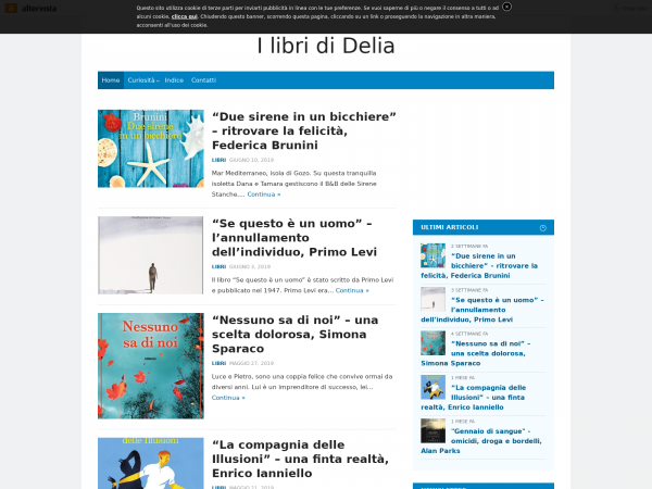 Screenshot ilibrididelia.altervista.org