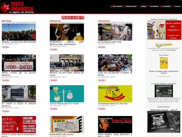 Screenshot ondarossa.info