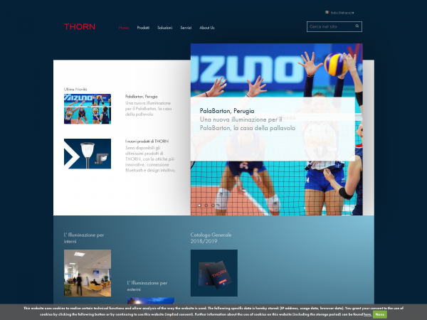 Screenshot thornlighting.it