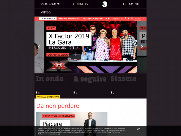 Screenshot tv8.it