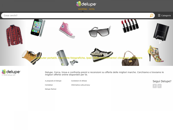 Screenshot delupe.it