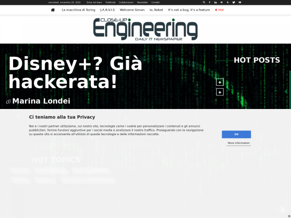 Screenshot systemscue.it