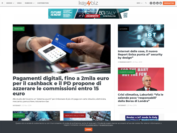 Screenshot key4biz.it