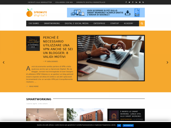 Screenshot spremutedigitali.com