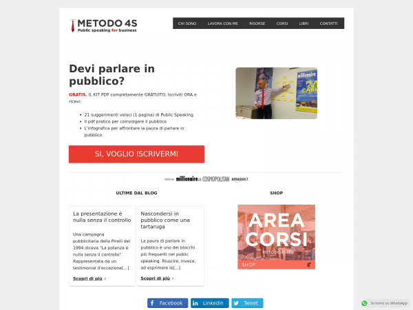 Screenshot metodo4s.it