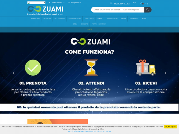 Screenshot zuami.it