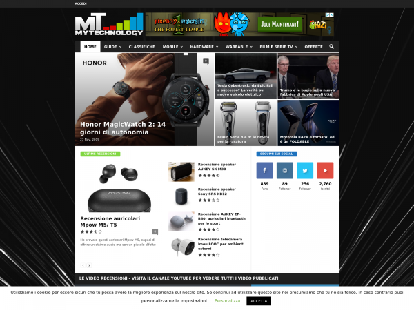 Screenshot mytechnology.eu