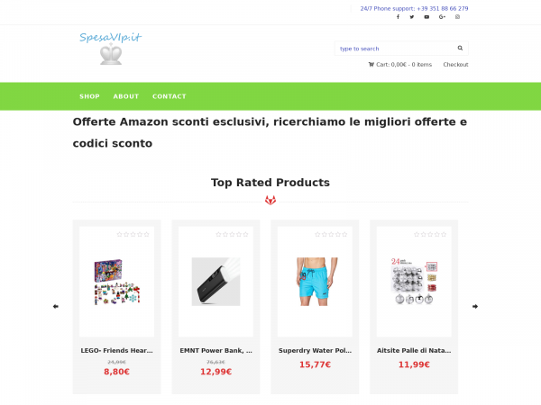 Screenshot spesavip.it
