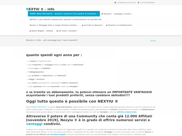 Screenshot lelemartinelli.com