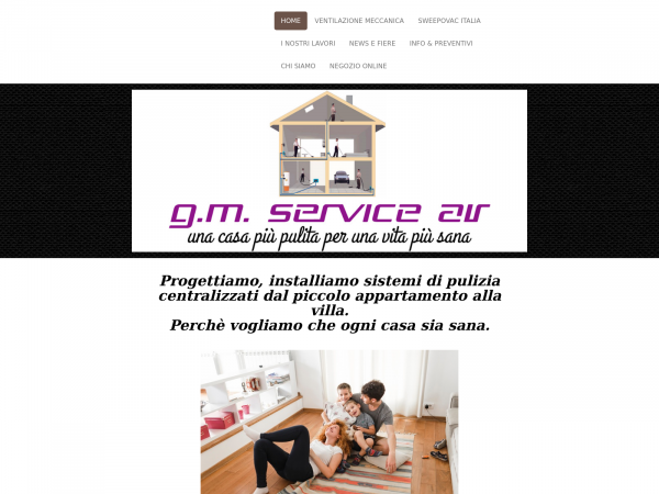 Screenshot gmserviceair.it