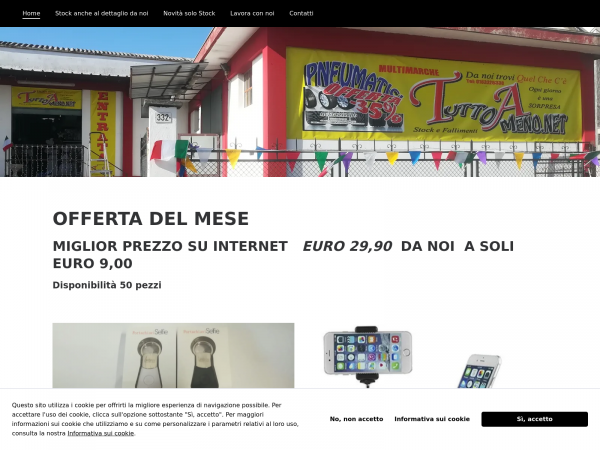 Screenshot tuttoameno.jimdosite.com