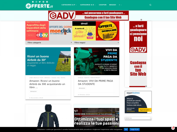 Screenshot piuofferte.it