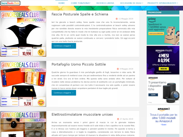Screenshot incredeals.club