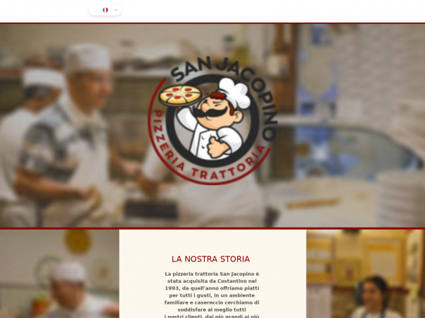 Screenshot pizzeriasanjacopino.com