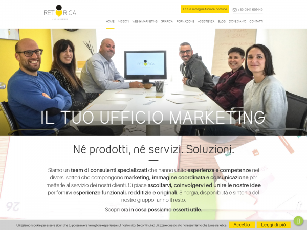 Screenshot retorica.net