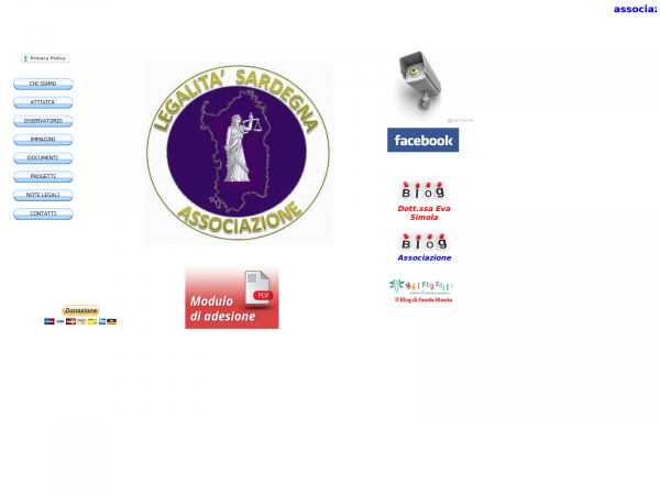 Screenshot legalitasardegna.it