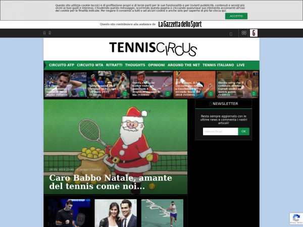 Screenshot tenniscircus.com