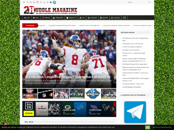 Screenshot huddle.org