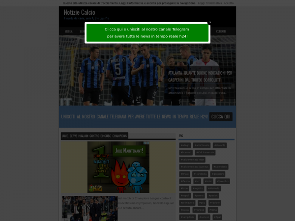 Screenshot notizie-calcio.it