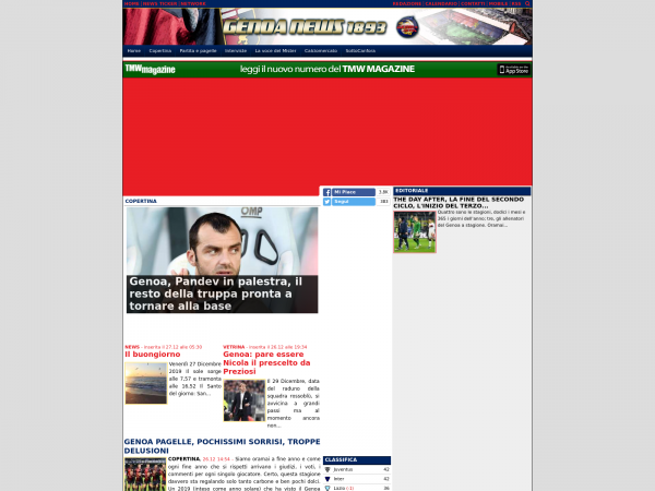 Screenshot genoanews1893.it