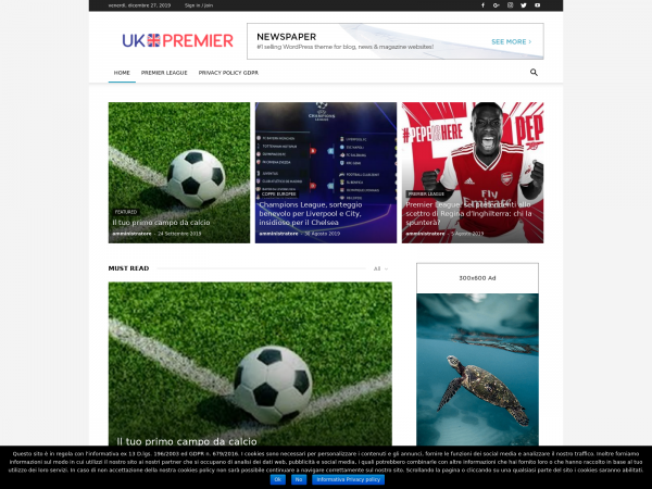 Screenshot ukpremier.it