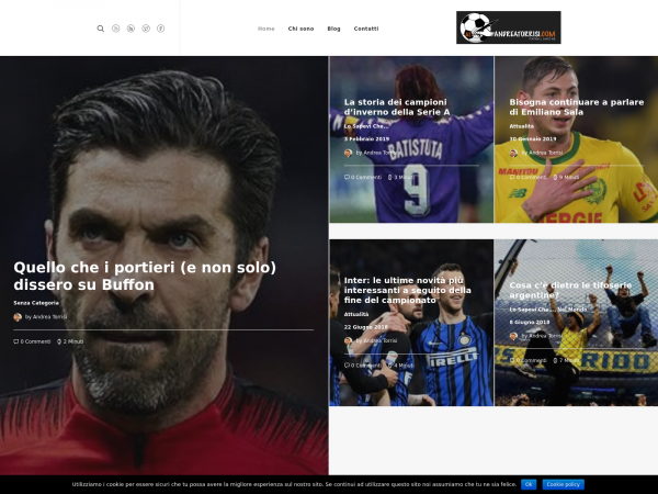 Screenshot andreatorrisi.com