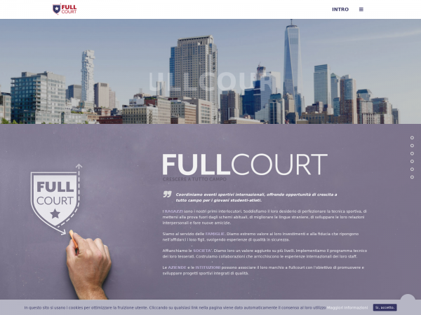 Screenshot fullcourt.it
