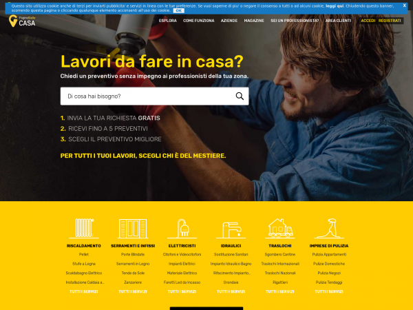 Screenshot pgcasa.it