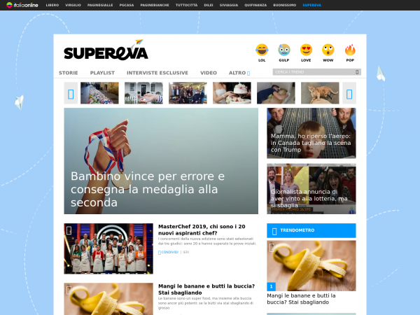 Screenshot supereva.it