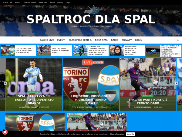 Screenshot spaltroc.it