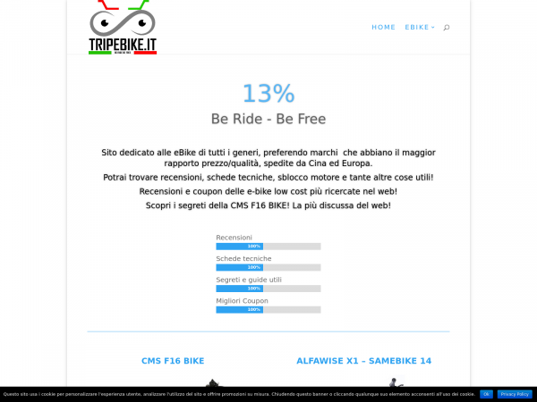 Screenshot tripebike.it