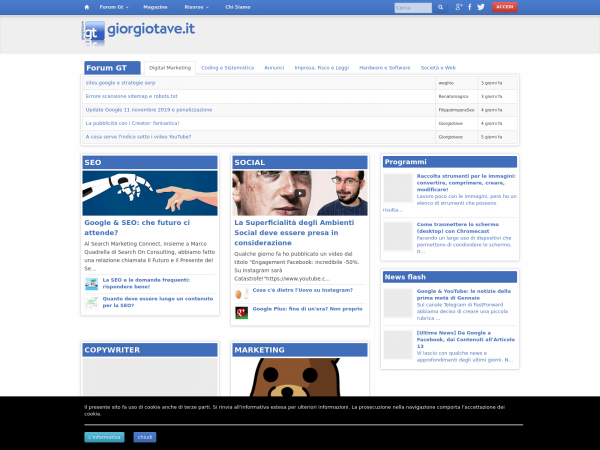 Screenshot giorgiotave.it