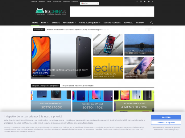 Screenshot gizchina.it