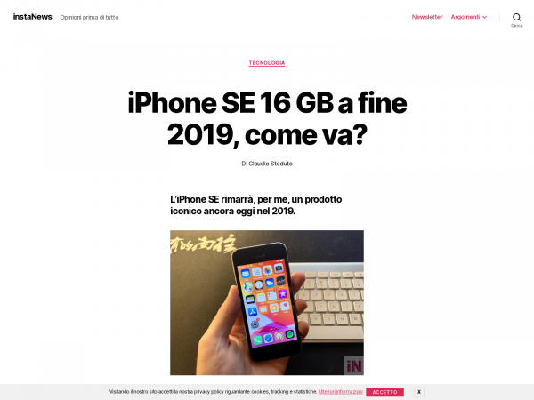 Screenshot instanews.it