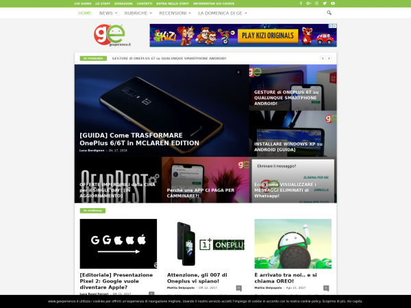 Screenshot gexperience.it
