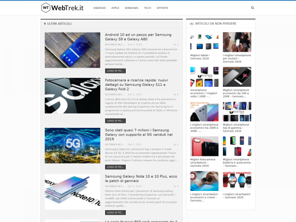 Screenshot webtrek.it