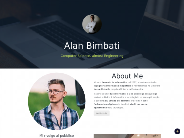Screenshot alanbimbati.it