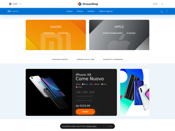 Screenshot grossoshop.net