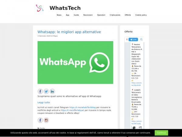 Screenshot whatstech.it