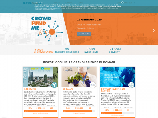 Screenshot crowdfundme.it
