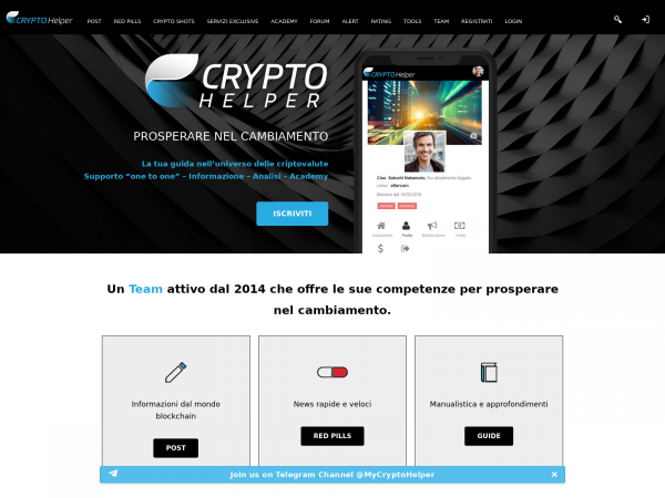 Screenshot cryptohelper.it